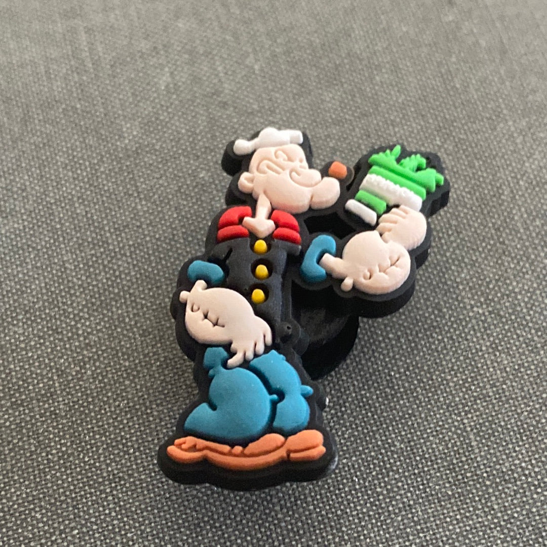 #141 Cute Popeye Cartoon Series Croc Charms