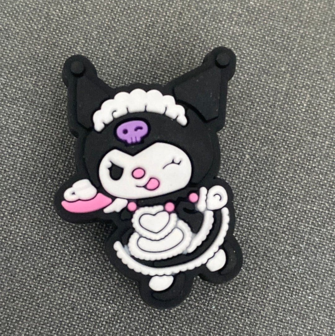 #220 Cute Kuromi Inspired Croc Charms