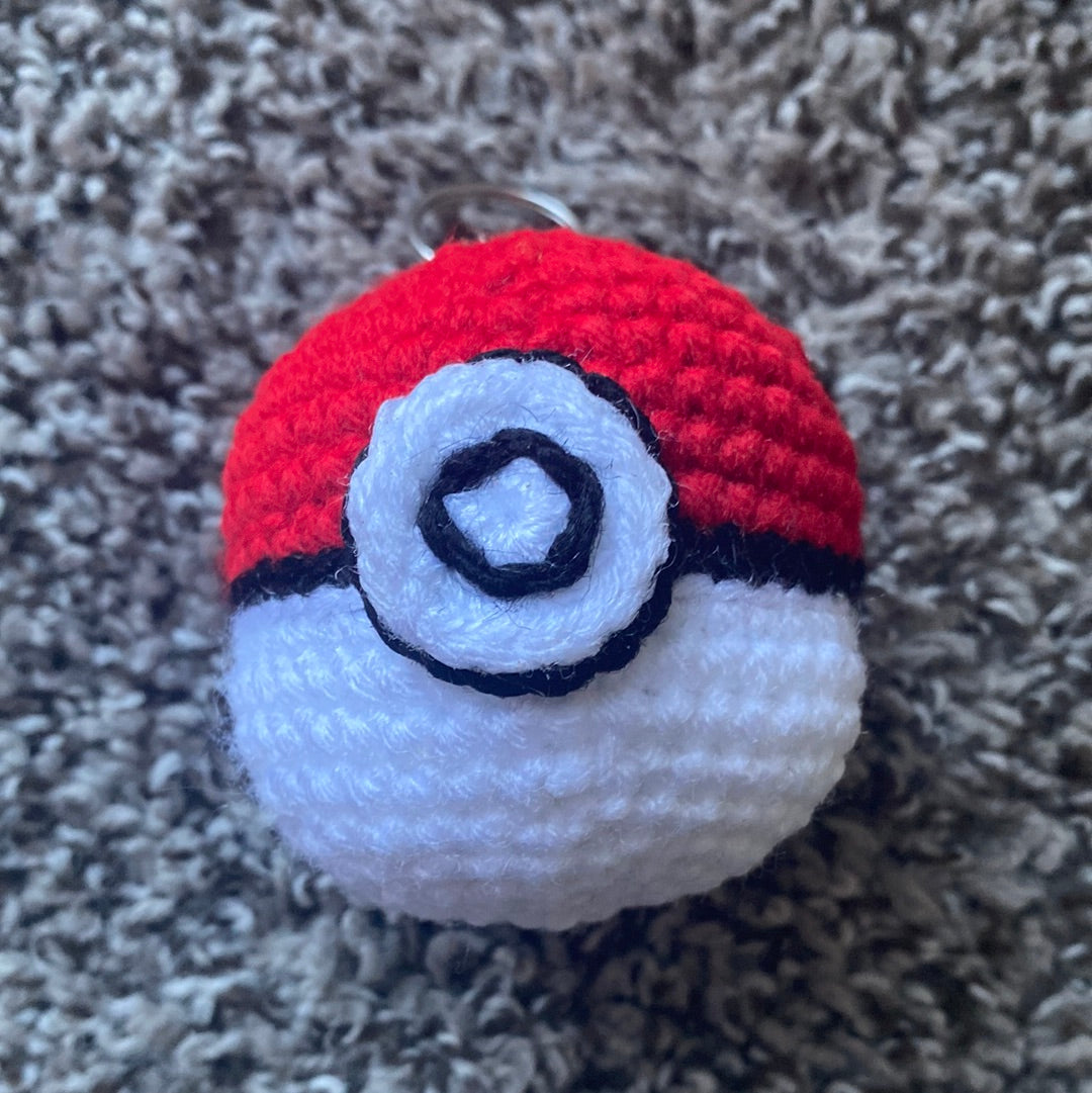 Pokeball Keychain