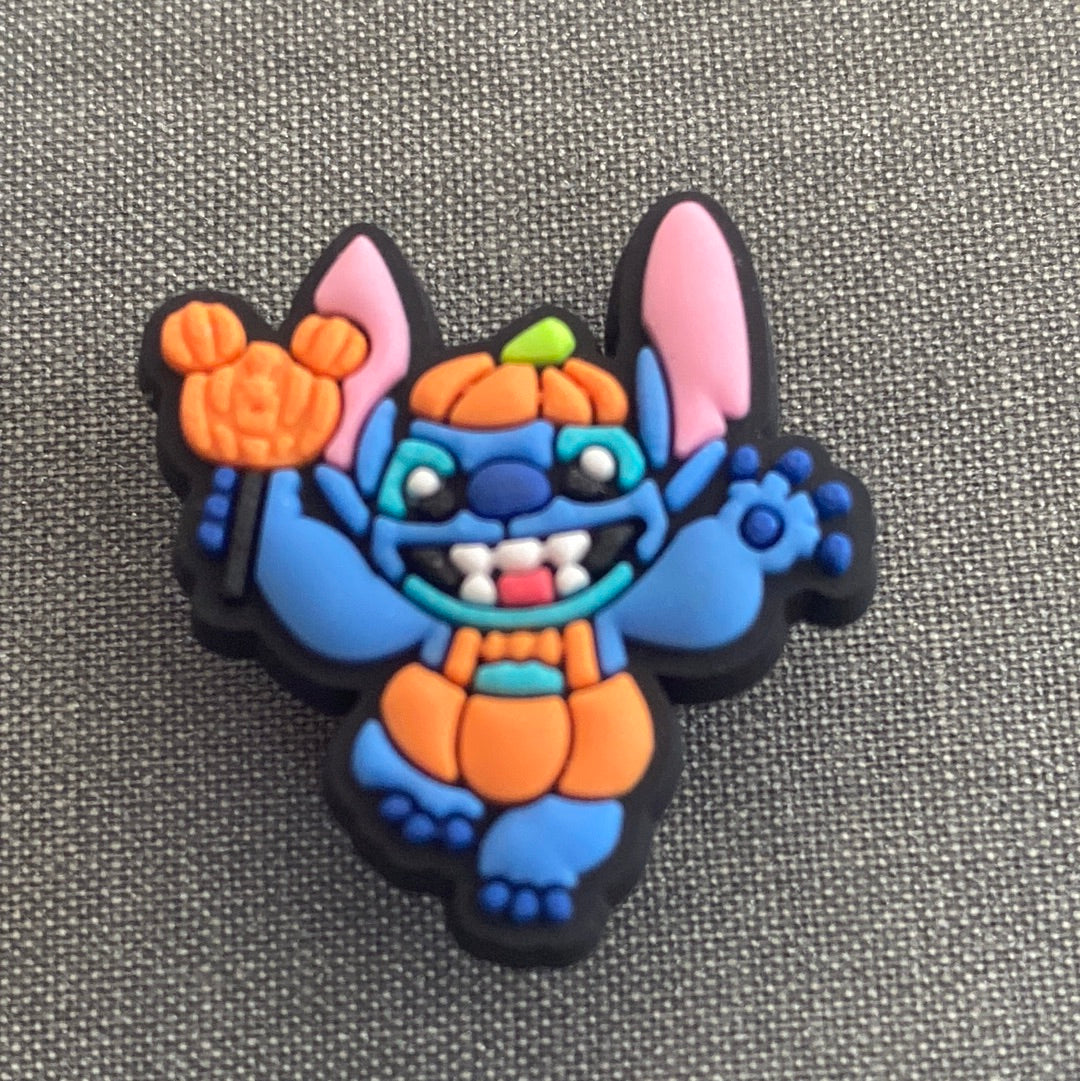 #138 Cute Horror Stitch Series Croc Charms