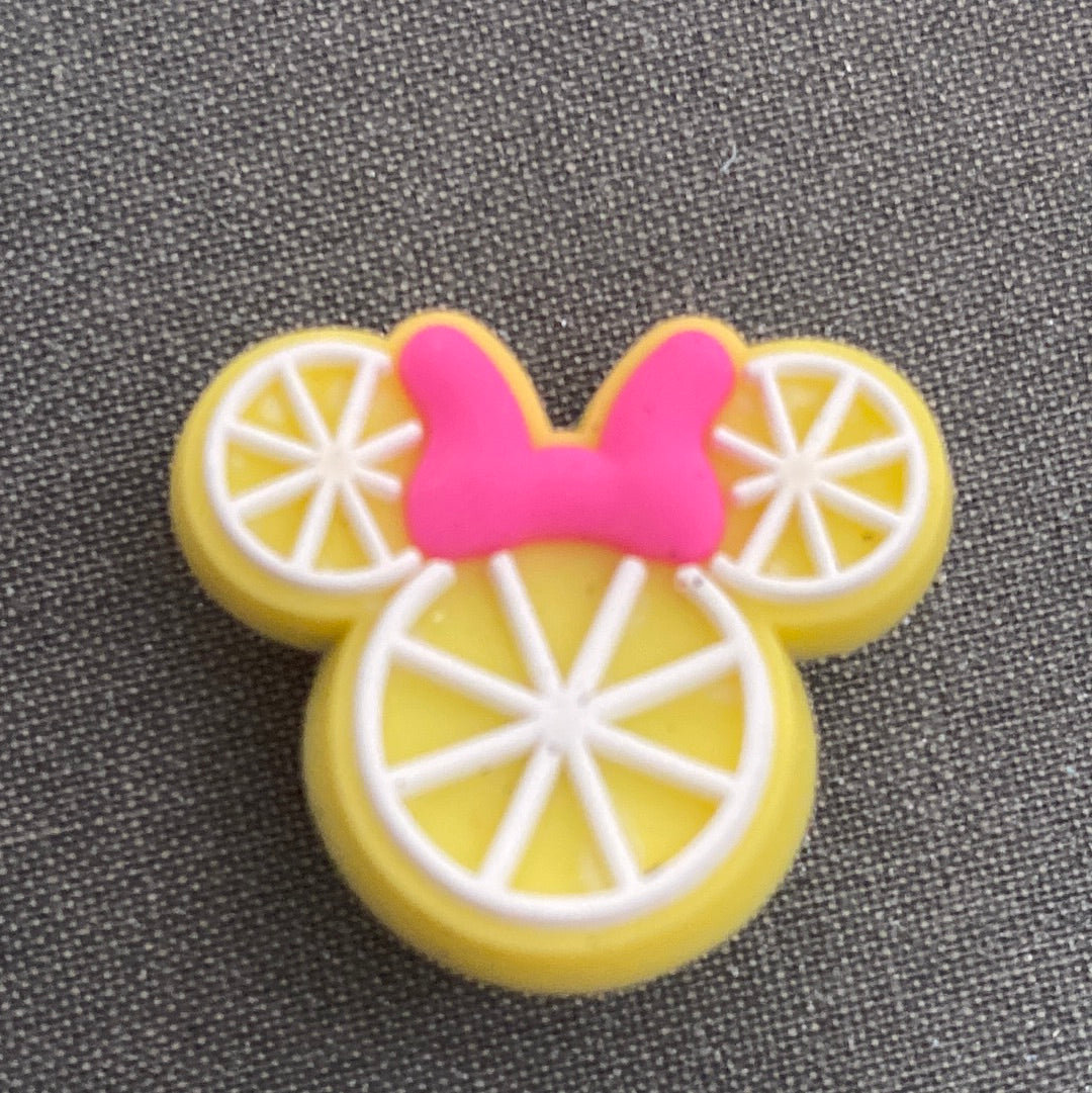 #074 Cute Mouse Ears Series Croc Charms