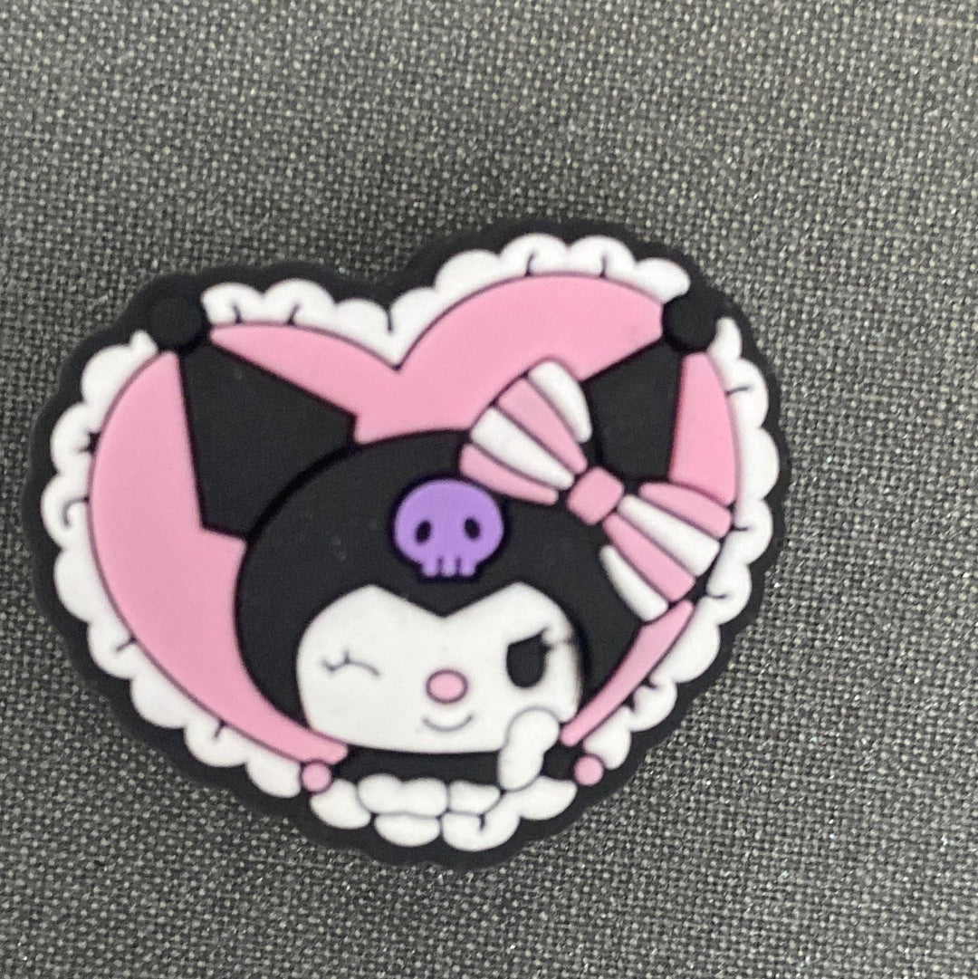 #220 Cute Kuromi Inspired Croc Charms