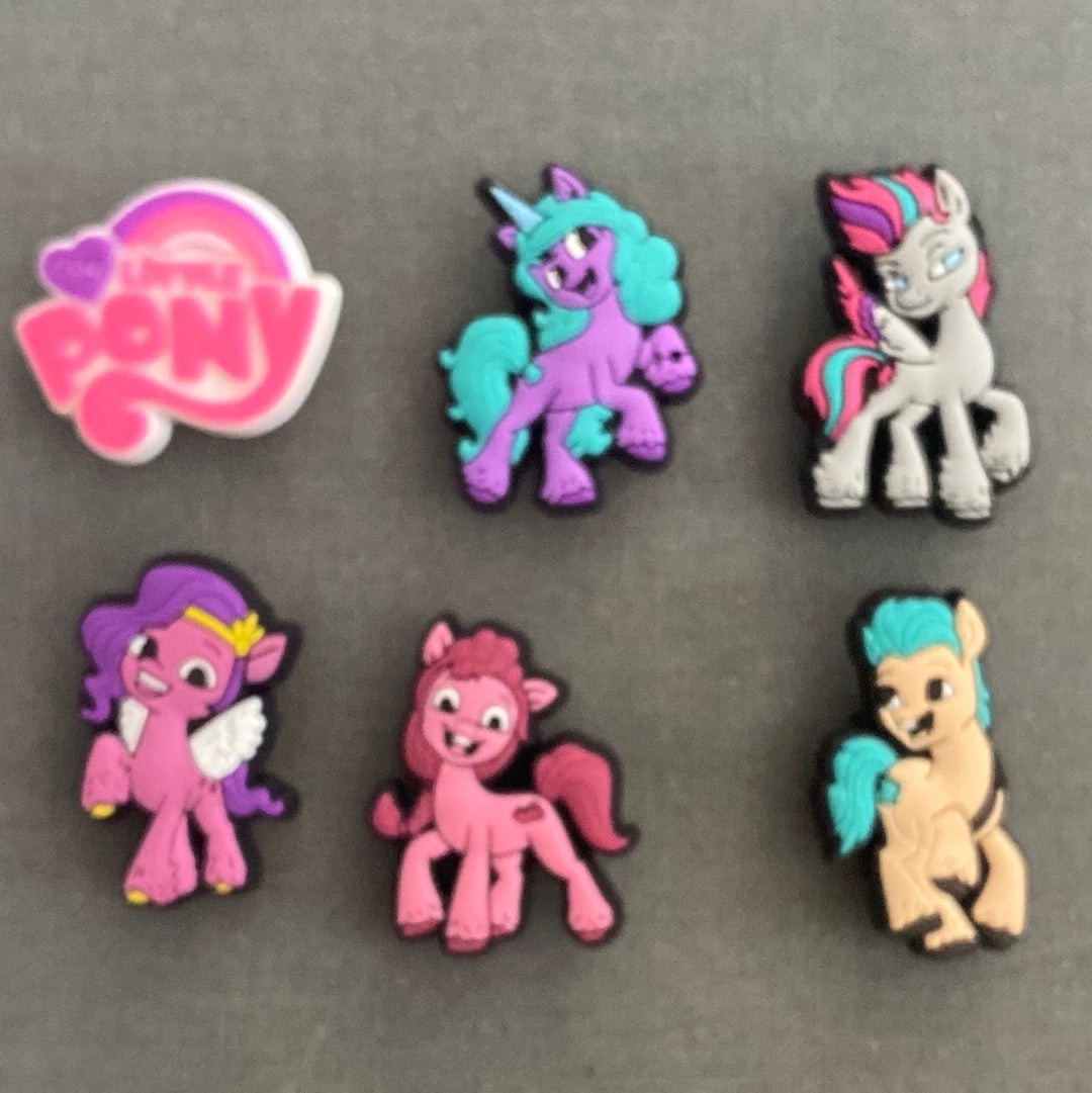 #207 Cute Pony Cartoon Series Croc Charms