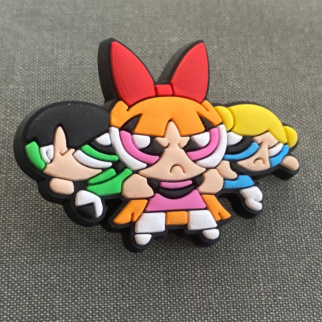 #031 Cute Powerpuff Girls Croc Charms