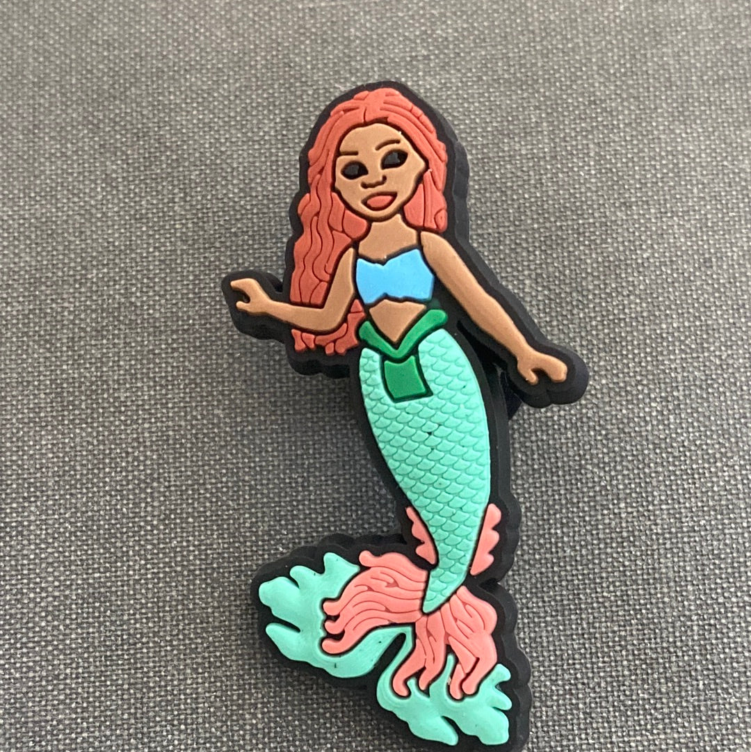 #165  Cute Mermaid 2023 Cartoon Movie Series Croc Charms